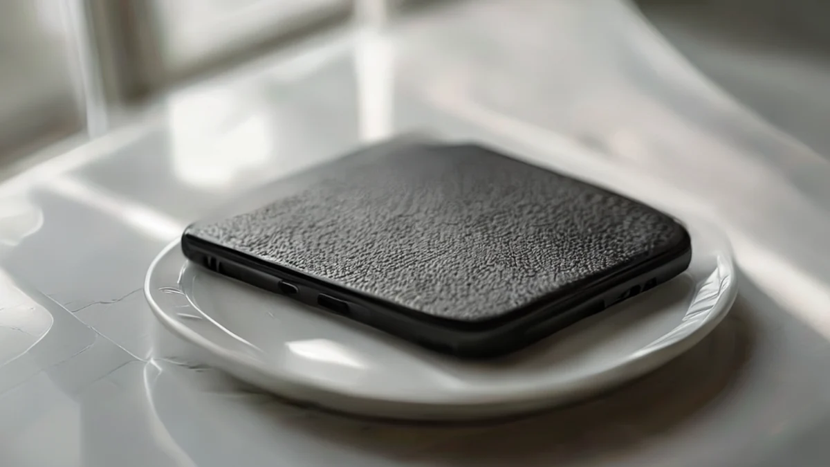 Tapón trasero de teléfono en silicona, superficie texturizada, capa de protección