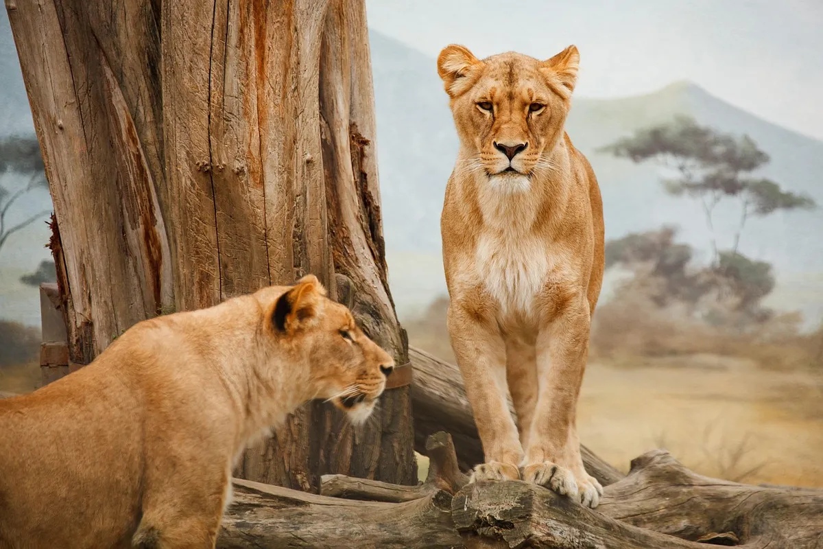ライオン、動物、動物園、哺乳類、ライオンessa、大猫、野生動物、捕食者、自然、ウェルシーファウナ、サファリ、野生、風景