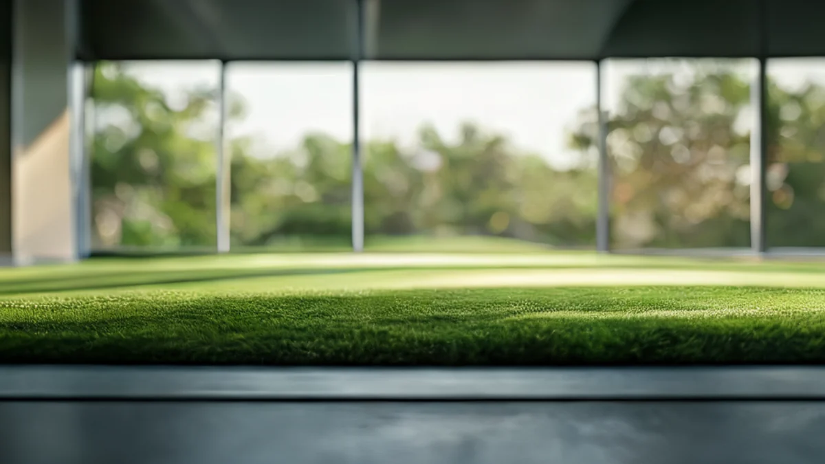 Un campo di golf ha un'area di tiro, un green di pratica e un'area di tiro.