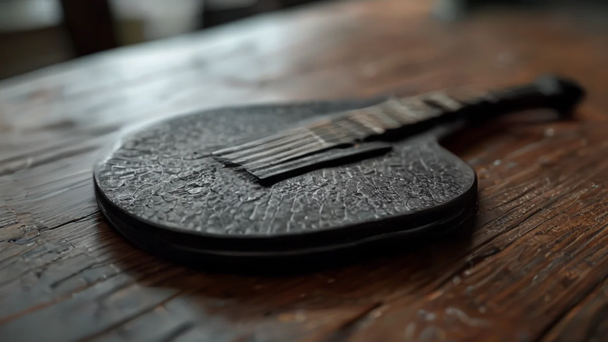Pickguard di chitarra Star: metallico, riflettente, brillante, progettato per accessori di chitarra